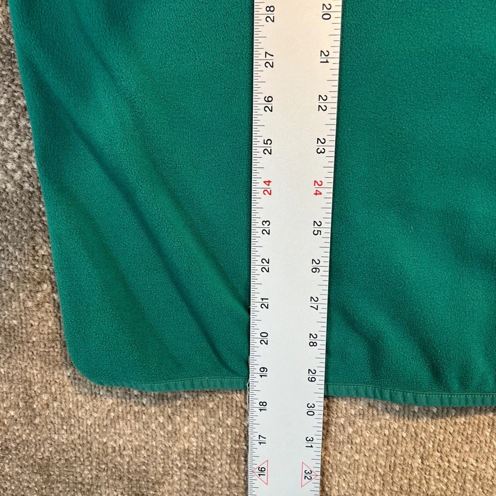 The North Face Mens XL Green Fleece‎ Quarter Zip Pullover Sweater Jacket